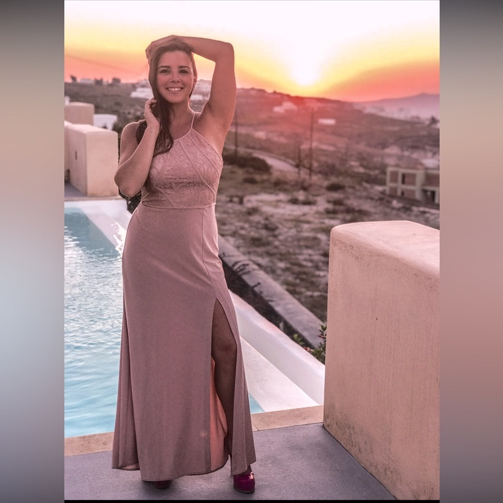 Gorgeous Blush Nightway Wedding Guest Gown